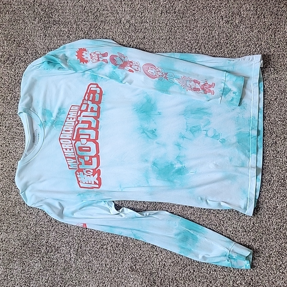 MHA Mint tie-dye long sleeve